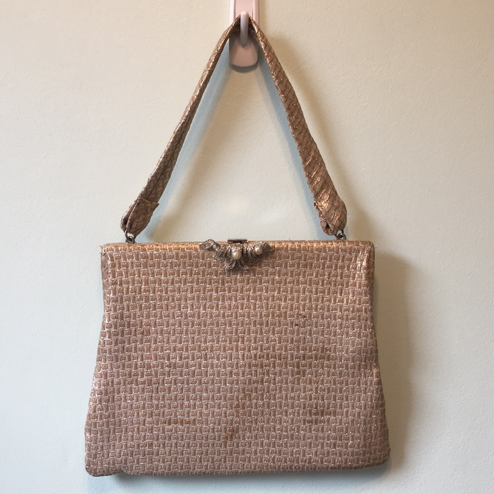Vintage Gold Shinny Purse